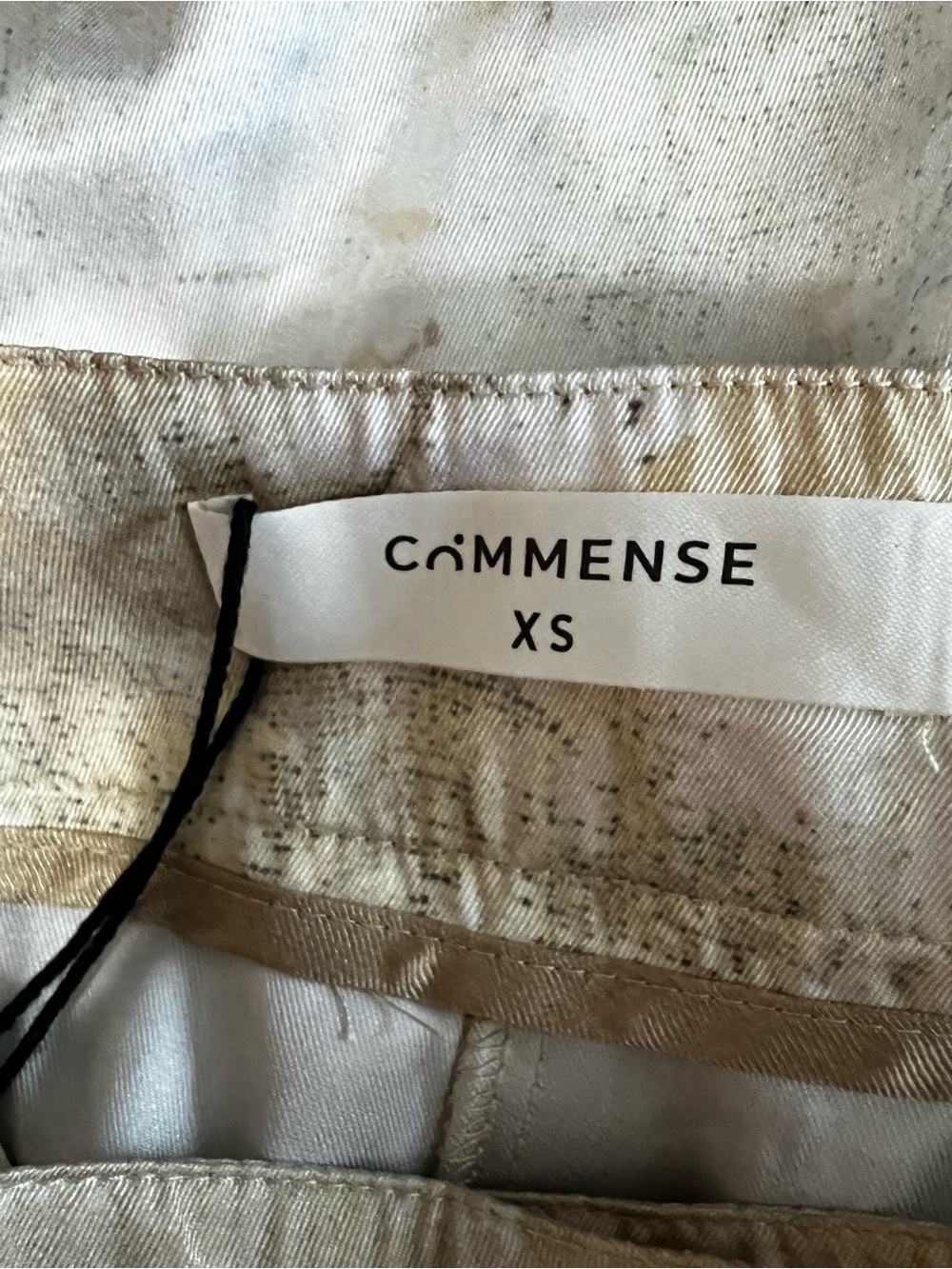 Commense NWT Semi Sheer Golden Romance Floral Print Wide Leg Palazzo Pants - Picture 10 of 12